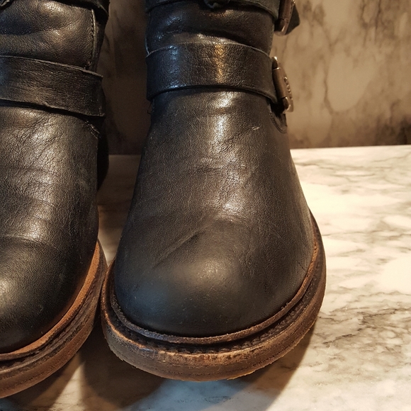 Frye Buckle Boots - Picture 5 of 9